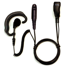 Pryme Medium Duty Lapel Microphone for Motorola and Relm Radios