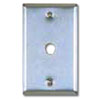 Stainless Steel Flush Wall Plates For 1  Coax Connector .005
