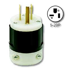 Leviton 20 AMP Industrial Grade Plug