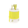 15 Amp, 277 Volt, Yellow Locking Plug