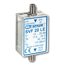 Spaun USA SVF20LE Sat-IF Amplifier / 20dB