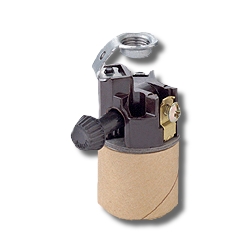 Leviton Candle Socket with Removable 1-Leg Hickey