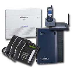 Panasonic KX-TA824 Phone System Bundle with (3) KX-T7731 Speakerphones and  (1)  KX-TD7896 Wireless Telephone System and (1) KX-TVA50 Voicemail