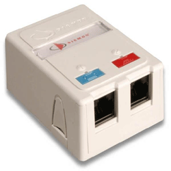 Siemon MX-SM Two Port Surface Mount Boxes