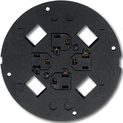 Hubbell System One 4X4 Sub-Plate