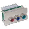 Infin-e-Station Module - Component Video Connector with 3 RCA Jacks and 110 Termination