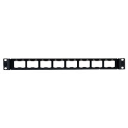 Hubbell iStation Front Loading Flat Patch Panel (Unloaded)