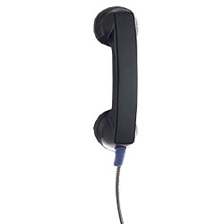 Viking 2 Wire Amp Black Handset with Armored Cable for K15007