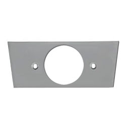 Hubbell Large Capacity Concrete Recessed Floor Box Single Receptacle Opening Service Plate