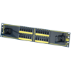 10/100Base-T Fast Ethernet Patch Panel, 24 ports / 1,2,3,6