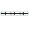 NetKey 48-Port Modular Faceplate Patch Panel with Strain Relief Bar