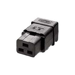 Hubbell 20/16A, 250V AC IEC Straight Blade Female Connector