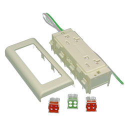 Legrand - Wiremold 2400 Series 20A Duplex Receptacle Fitting