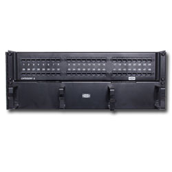 Hubbell Cat 6 48-port Universal Patch Panel (Rack Mount)