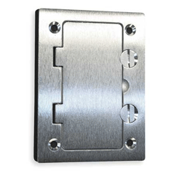 Legrand - Wiremold Omnibox Aluminum Rectangular Duplex Cover Plate