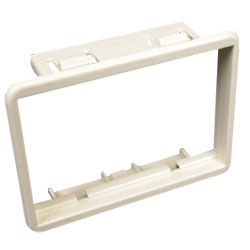 Legrand - Wiremold CM Ortronics Series II 6A Adapter Mounting Bezel, Gray (Package of 5)