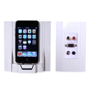 Channel Vision iBus Wall Dock for iPod and Distributed Audio Systems
