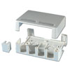 TracJack Plastic Surface Mount Box for up to Four Modules