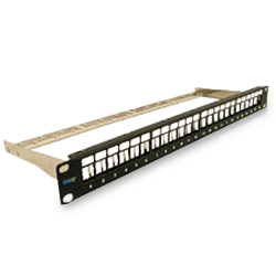 ICC 24-Port Cat 6a FTP Blank Patch Panel - 1 RMS