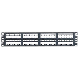 Panduit Mini-Com M6 Modular Faceplate Patch Panels with Eight Snap-in Faceplates