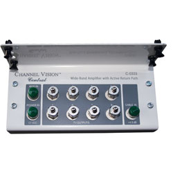 Channel Vision 8 Output Bi-Directional Amplified Splitter