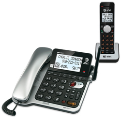 AT&T DECT 6.0 Corded/Cordless Phone with Digital Answering System