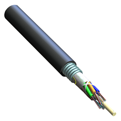 Corning ALTOS Lite Loose Tube, Gel-Free, Single-Jacket, Single-Armored Cable, 48 F, Single-mode (OS2)