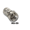 Twist-On Connector for RG-59  (Bag of 100)
