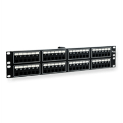 ICC Telco Patch Panel, 6 Position 2 Conductor,  48 Port/2 RMS