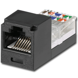 Panduit Mini-Com Mini-Jack Category 3, 6 Position 3  Pair Color Coded for USOC Wiring