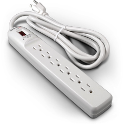 Plug-In 6 Outlet, Computer Grade Surge Protector