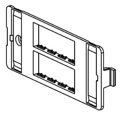 Legrand - Wiremold 5507 Series Ortronics Faceplate