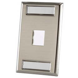 Legrand - Ortronics TracJack Stainless Steel Faceplate