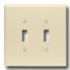 2-Gang 1-Toggle Oversized Thermoset Wallplate