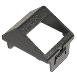 Siemon Horizontal Angled CT Adapter for Two Shielded Z-MAX Hybrid Outlets