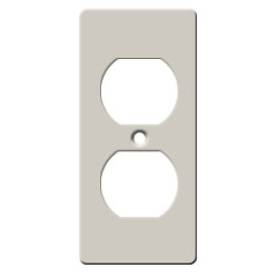 Hubbell KP Series One-Gang Duplex Opening Wall Plate