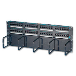 Legrand - Ortronics Clarity 6 Patch Panel with Hinged Cable Management and Six-Port Modules