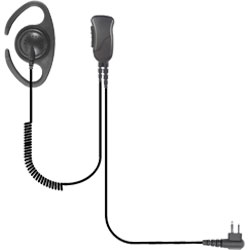Pryme DEFENDER Medium Duty Lapel Microphone with C-Shape Ear Hangar for Motorola x63