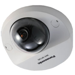 Panasonic i-PRO Lite HD Compact Dome Network Camera with Multiple H.264 and JPEG Streams, ABS and VIQS