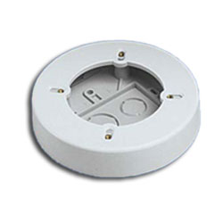 Panduit Single Gang two-Piece Screw Together Round Outlet Box