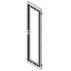 Southwest Data Products Series 2000 Vented Door with Solid Insert 23U