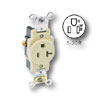 Side Wired 20A/125v Single Receptacle