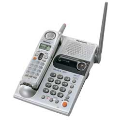 Panasonic 2.4 GHz FHSS GigaRange Digital Cordless Phone with Talking Caller ID & Caller IQ