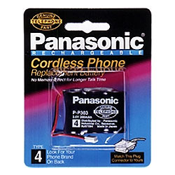 Panasonic Cordless Telephone Replacement Battery Type 4