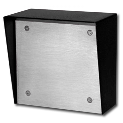 Viking Black Surface Box 5x5 with Blank Aluminum Panel