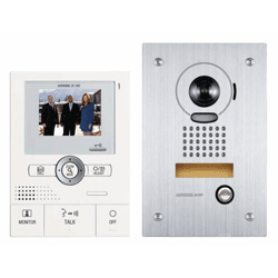 Aiphone JK Series Color Video Access Boxed Set with Picture Memory and Flush Mount Vandal Resistant Door Station