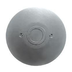 Hubbell FRPT Low Voltage Large Capacity Gray Finished Aluminum Cover