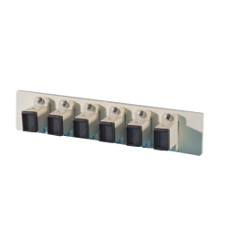Legrand - Ortronics Bottom Adapter Plate, 6-MT-RJ Duplex (12 Fibers) Multimode, Beige Adapters