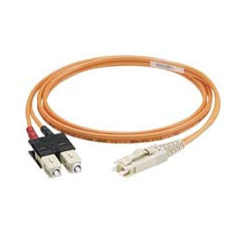 Panduit SC to LC Multimode Duplex Patch Cord, 1.6mm Jacketed Cable 3 Meter