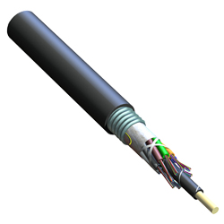 Corning ALTOS Lite Loose Tube, Gel-Free, Single-Jacket, Single-Armored Cable, 96 F, Single-mode (OS2)